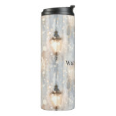 Blauw Grijs Licht Lantaarn Thermosbeker (Gedraaid links)
