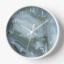 Blauw Grijs Marmer met Gouden Ader
