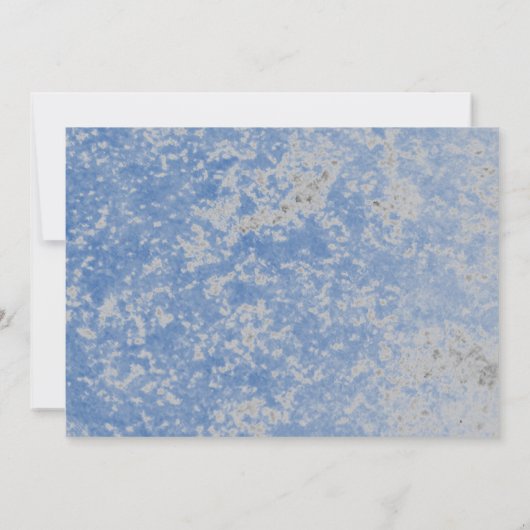 Blauw & Grijs Marmer Sla de datum op Save The Date (Achterkant)