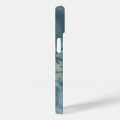 Blauw Grijs Marmeren Patroon iPhone / Android Case-Mate iPhone Case (Achterkant / Rechts)