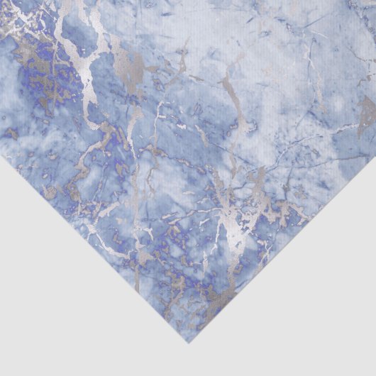 Blauw grijs marmeren steen textuur tissuepapier (Detail)