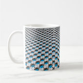 Blauw Grijs Mok (Links)