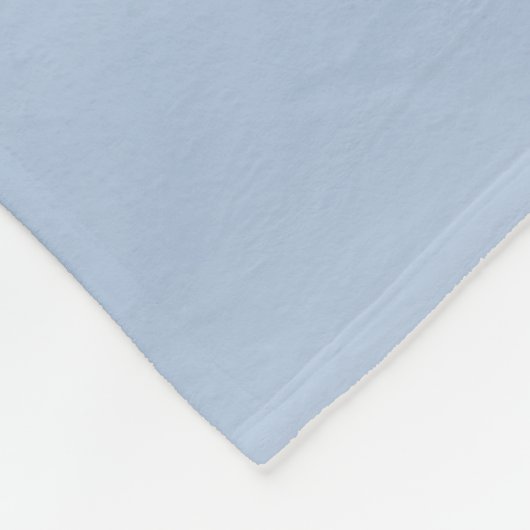 Blauw & Grijs Monogram bewerkbare kleurencombinati Fleece Deken (Hoek)