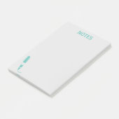 Blauw & Grijs Notitieblok van de Schrijverinkt Post-it® Notes (Schuin)