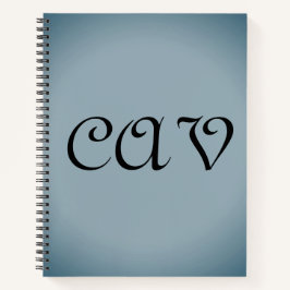 Blauw Grijs   Notitieboek