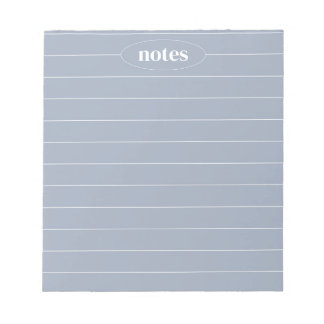 Blauw Grijs Notities Slank & Modern briefpapier Notitieblok