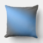 Blauw & Grijs ombre maanlicht Kussen (Voorkant)
