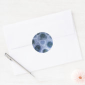 Blauw Grijs Petoskey Stone Stickers (Envelop)