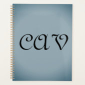 Blauw Grijs Planner (Voorkant)