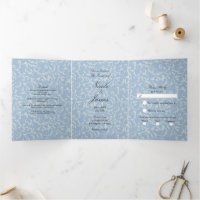 Blauw Grijs Princess Swirl Elegant Sprookjes Bruil
