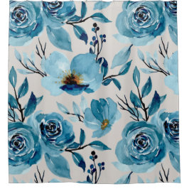  blauw grijs schoengordijn douchegordijn