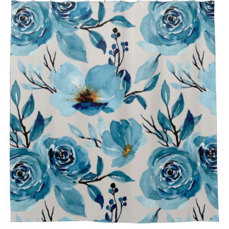  blauw grijs schoengordijn douchegordijn