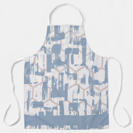 Blauw Grijs  Schort