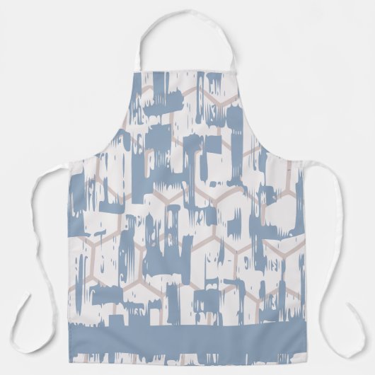 Blauw Grijs Schort (Voorkant)