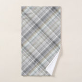 Blauw/grijs/tan-speldenstang Bad Handdoek (Handdoek)