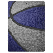 blauw grijs team kleuren basketbalcoach klembord (Achterkant)