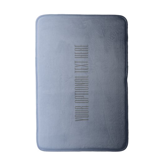 Blauw Grijs Verloop aangepaste tekst badmatten (Voorkant Verticaal)