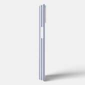 Blauw-grijs vijf stripe patronen met levend koraal Case-Mate iPhone case (Achterkant / Rechts)