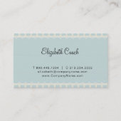  blauw grijs visitekaartje (Voorkant)