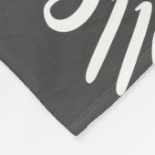 Blauw grijs volleybalveld haar gelukkige plaats fleece deken (Hoek)