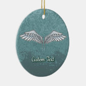 Blauw-grijs Wings-keramisch decoratief Keramisch Ornament (Rechts)