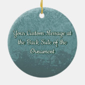 Blauw-grijs Wings-keramisch decoratief Keramisch Ornament (Achterkant)