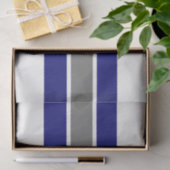 Blauw/grijs/wit Stripe 18 lbs-papier Tissuepapier (Geschenk)