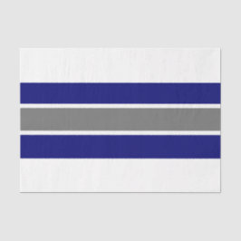 Blauw/grijs/wit Stripe 18 lbs-papier Tissuepapier