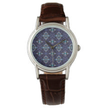 Blauw Grijs Zuidwesters Patroon