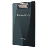 Blauw grijswaardenpatroon klembord (Links)