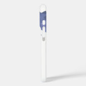 Blauw-grijze hartdraak op wit Case-Mate iPhone case (Achterkant / Links)