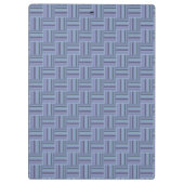 Blauw-grijze stremplanken klembord (Achterkant)