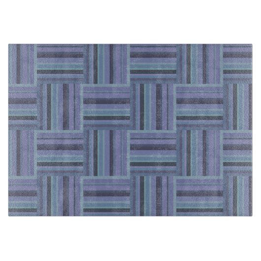 Blauw-grijze stremplanken snijplank (Voorkant)