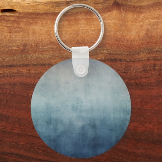 Blauw grijze textuur vlinder sleutelhanger (Achterkant)