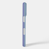 Blauw-grijze verticale strepen Case-Mate iPhone case (Achterkant / Rechts)