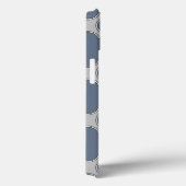 Blauw-grijze vierlobbig Case-Mate iPhone-hoesje iPhone Case (Achterkant / Rechts)