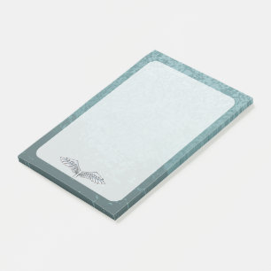 Blauw-grijze vleugels post-it® notes