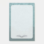 Blauw-grijze vleugels post-it® notes (Voorkant)