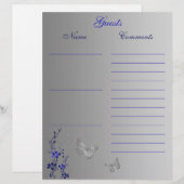 Blauw grijze vlinderbloemhandboek (Voorkant / Achterkant)