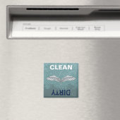 Blauw-grijze Wings Magnet (Insitu (Vaatwasser))