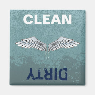 Blauw-grijze Wings Magnet