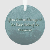 Blauw-grijze wings-versiering ornament (achterkant)