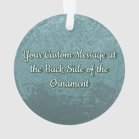 Blauw-grijze wings-versiering ornament (achterkant)