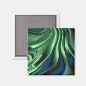 Blauw groen 4 magneet (Voorkant / Achterkant)