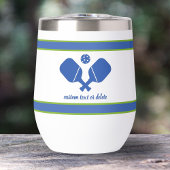 Blauw Groen Aangepaste Tekst Gepersonaliseerd Pick