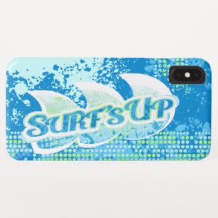 Blauw groen abstract surf omhoog hoesje