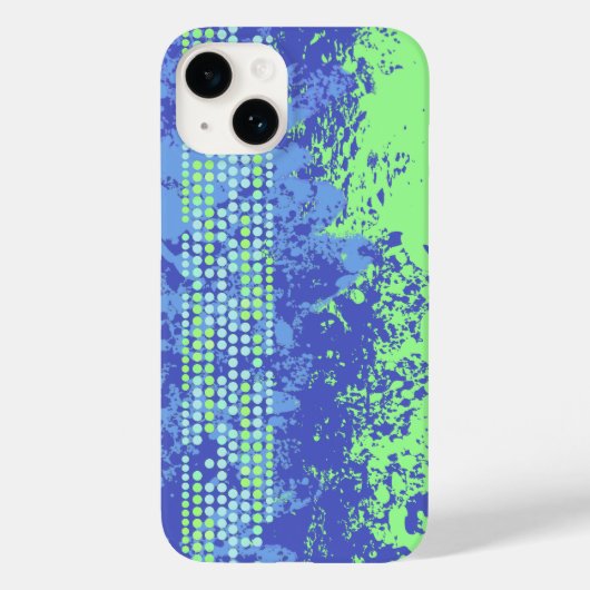 Blauw groen abstract surf strand Case-Mate iPhone case (Achterkant)