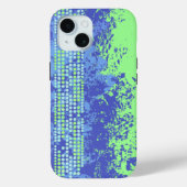 Blauw groen abstract surf strand Case-Mate iPhone case (Achterkant)