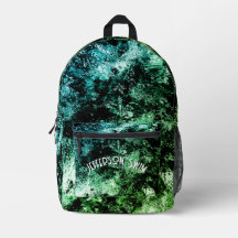 Blauw/groen Abstract trommelwater