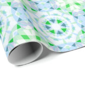  Blauw Groen Baby Kids Verjaardag Magic Star Cadeaupapier (Rol Hoek)